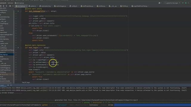 Creating hybrid framework from scratch using python- Grouping Tests смотреть онлайн
