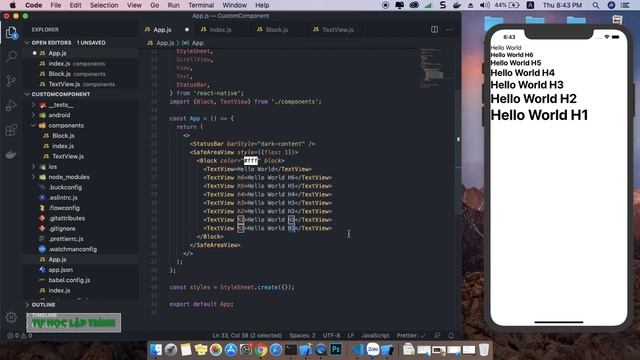 React Native Tip: Create lib UI component yourself (Tự tạo bộ lib UI component trong React Native) смотреть онлайн