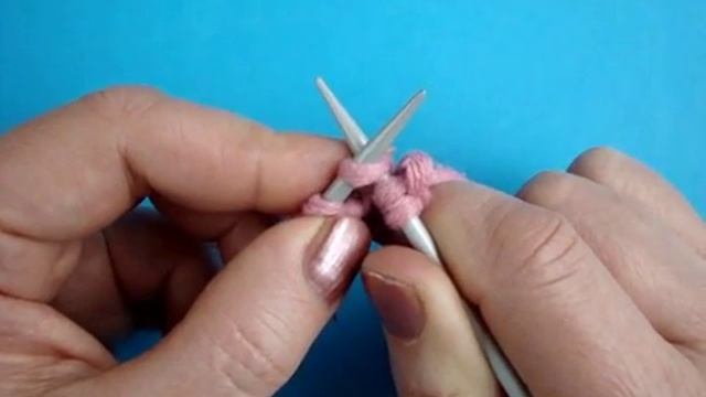 Нестандартный английский метод вязания на спицах лицевой петли Урок 30 смотреть онлайн