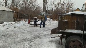 Монтаж сотовой вышки.