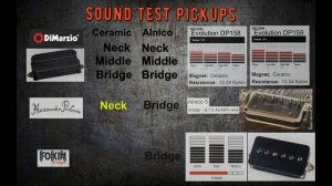 Тест магнитов звукоснимателей Ceramic vs Alnico 2/5