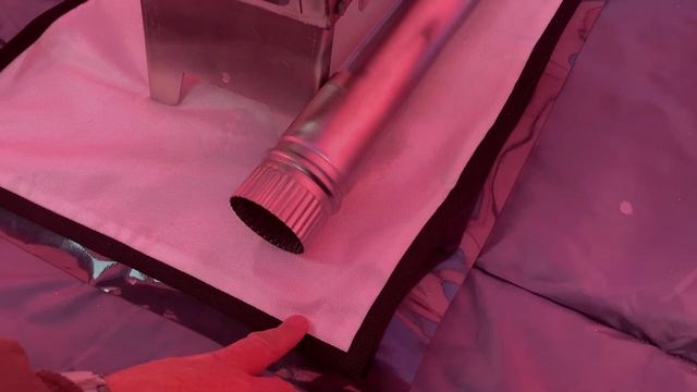 Дровяная печь для палатки #рыбалка