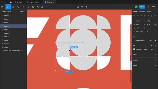 Creating Minimalist Logos in Figma Using Booleans смотреть онлайн