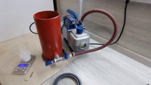 Вакуумная камера для дегазации силикона своими руками. Сборка и испытания!