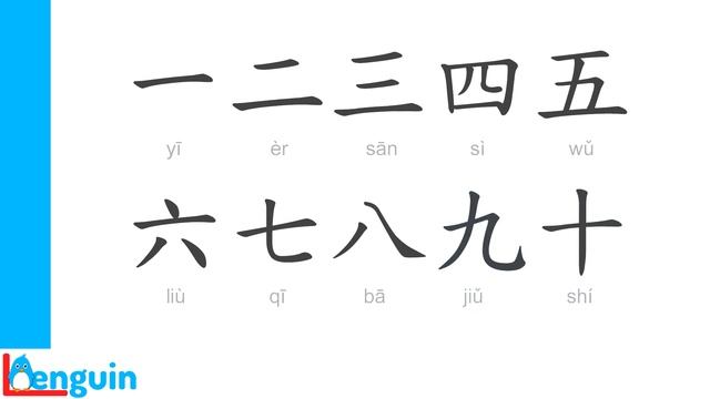 Learn Mandarin Chinese - How To Count To 10, Learn Zero (Lesson 15)