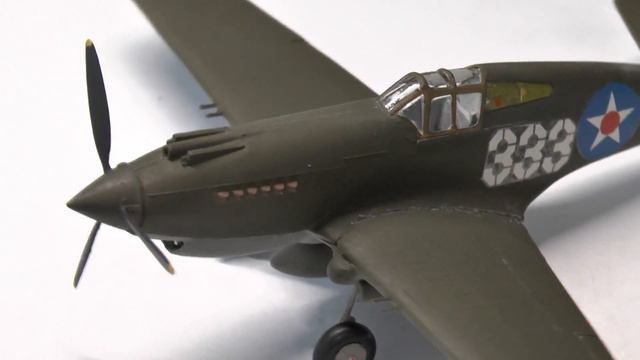 Обзор готовой модели Р-40В TOMAHAWK (Звезда, 1/72 ) смотреть онлайн