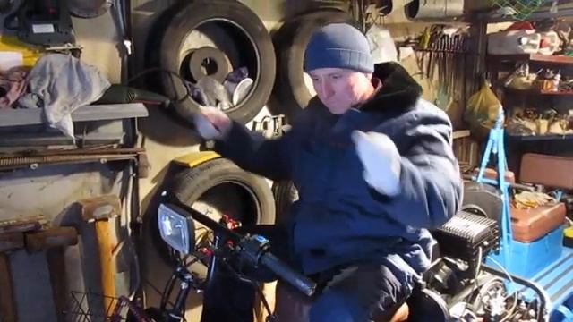 Бурлак М-2. Настраиваем холостые, делаем руль под себя смотреть онлайн