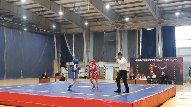 Ушу-саньда, Таня Макаренко, син. финал, Всероссийский турнир в г. Старый Оскол смотреть онлайн