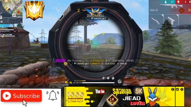 Rank Gameplay Solo Vs Squad||free fire heroic rank gameplay solo vs squad #sawgadjiyadlover смотреть онлайн