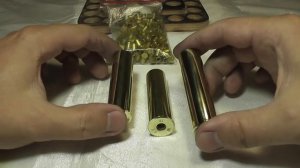 Чистка, снаряжение латунных гильз.  Полный цикл