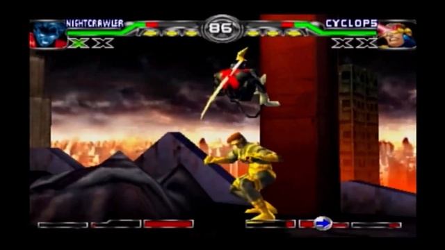 X-Men: Mutant Academy 2 (PS1) - Nightcrawler (Playthrough) смотреть онлайн