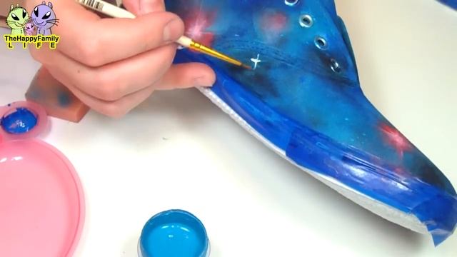 Галактические КЕДЫ ✦ Декор акриловыми красками ! ( Светлана Няшина) смотреть онлайн