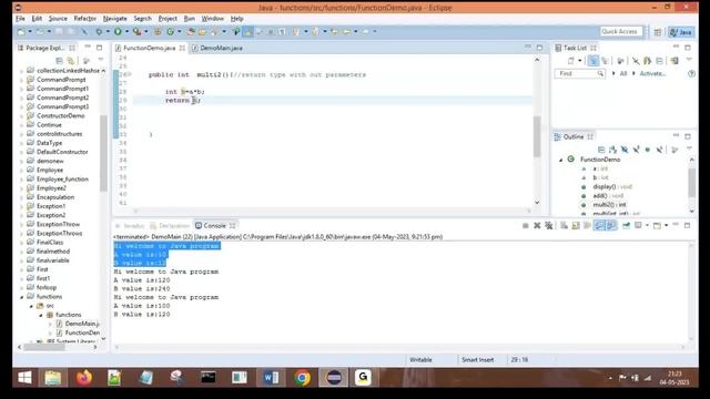 java tutorial for beginners || Core Java concepts || Methods in java || DAY-5 смотреть онлайн