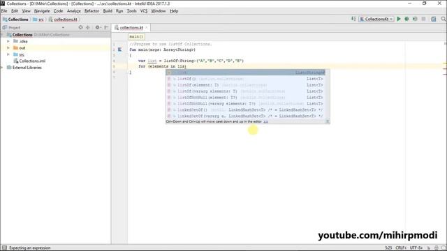#318 Kotlin Tutorial | listOf method смотреть онлайн