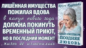(НЕ)СЛИШКОМ ПОЗДНЯЯ ЛЮБОВЬ. Новая повесть. Новогоднее настроение. Ирина Кудряшова
