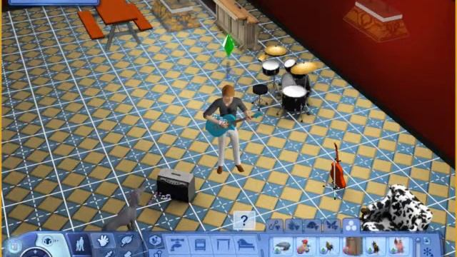how to buy a rock guitar on The Sims 3: late night смотреть онлайн