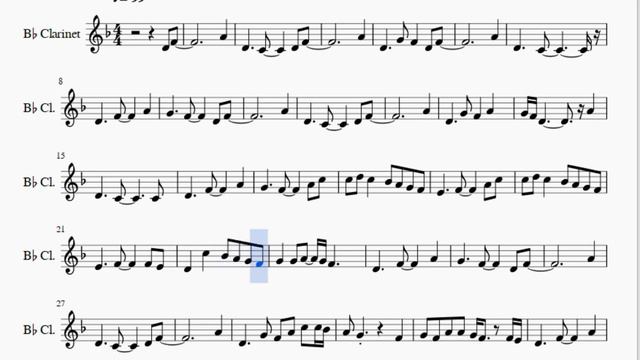 Clarinet Sheet Music: How to play I Want It That Way by Backstreet Boys смотреть онлайн
