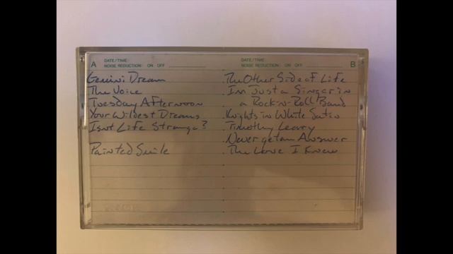 Moody Blues: Westwood One (7/8/1986) (FM) смотреть онлайн