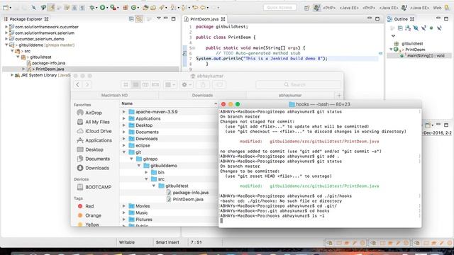 How to trigger a Jenkins build job using a hooks/post commit script смотреть онлайн