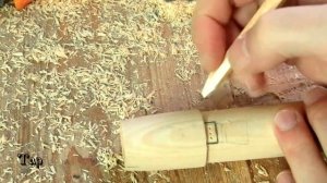 How to make a wooden whistle \ Как сделать деревянный вистл, флейту