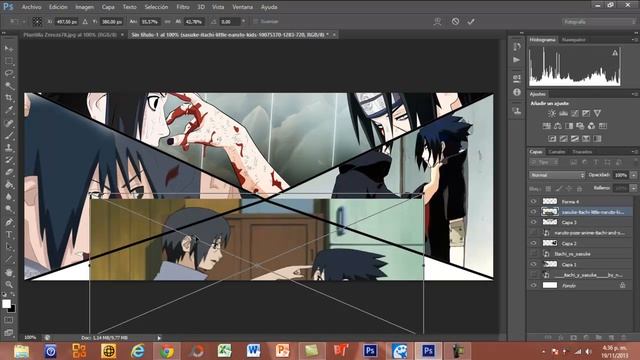 como hacer una portada tipo collage con photoshop cs5 y cs6 смотреть онлайн
