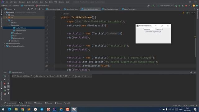 3. [Game-Dev] Java da TextField bilan ishlash смотреть онлайн