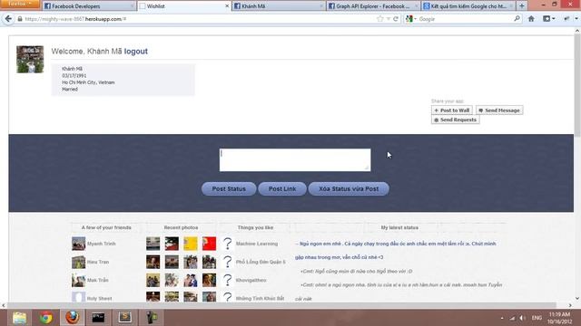 Demo Facebook App with Heroku смотреть онлайн