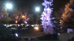 Ночной Севастополь из окна автомашины