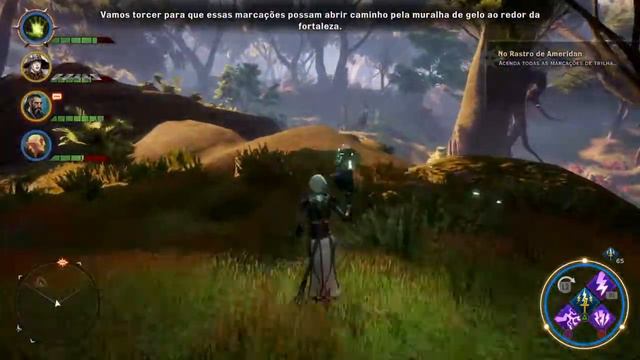 Dragon Age™: Inquisition - Ella, Cole, Blackwall and Solas about the markings in Frostback Basin смотреть онлайн