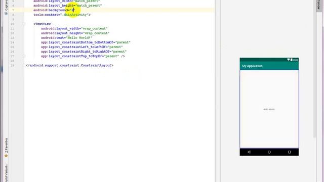 How to change activity background color in android studio смотреть онлайн