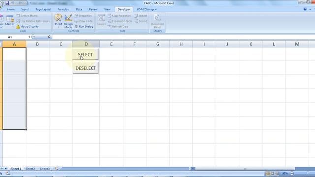 How To Select And Deselect In Cell, Styles In Vba 1 смотреть онлайн