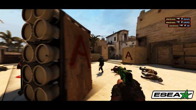 PGL Major: FlipSid3 electronic Clutches 1 vs 4 Against Fnatic (Huge UMP 3K) смотреть онлайн