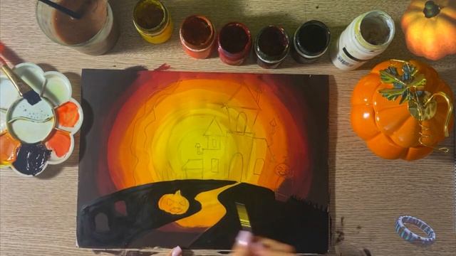 Урок рисования: Хэллоуин \ Drawing lesson: Halloween смотреть онлайн
