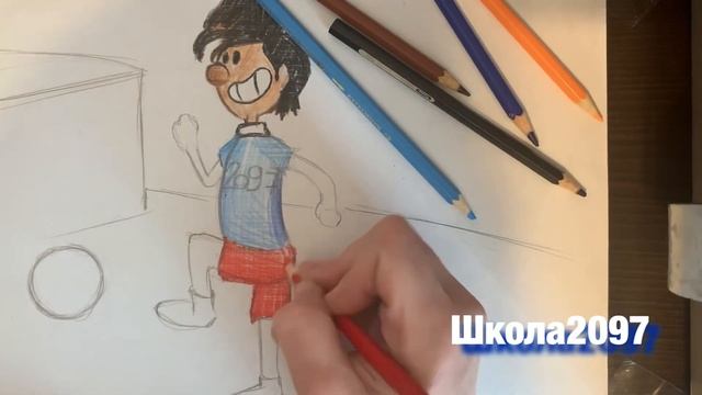 Рисуем спортсмена. ГБОУ Школа №2097 смотреть онлайн