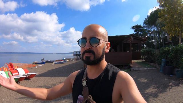 Volcanic Lake with drinkable water near Rome! Bracciano Lake смотреть онлайн