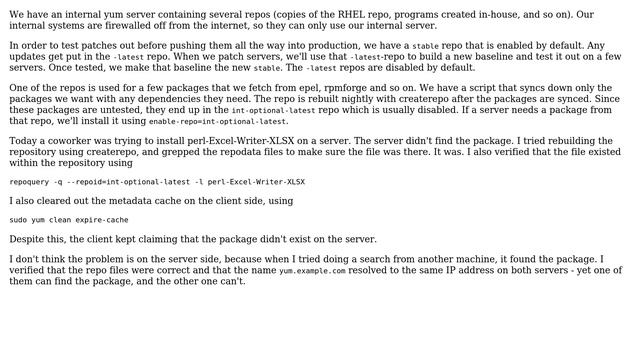 DevOps & SysAdmins: yum client doesn't see new packages though server is updated (2 Solutions!!) смотреть онлайн