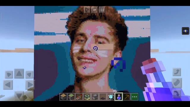 как нарисовать гигантский портрет влада а4 за 5 секунд в майкрафте смотреть онлайн