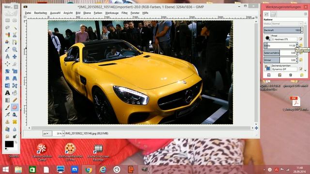 gimp Hintergrund transparent machen Bild radieren und Bild in Bild einfügen смотреть онлайн