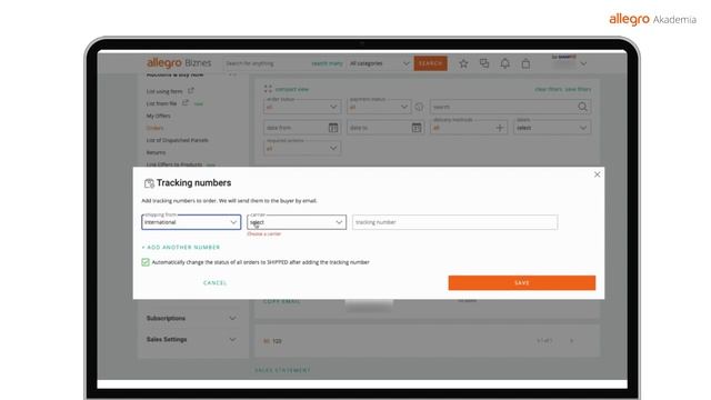 How to change an order's status and add a tracking number смотреть онлайн