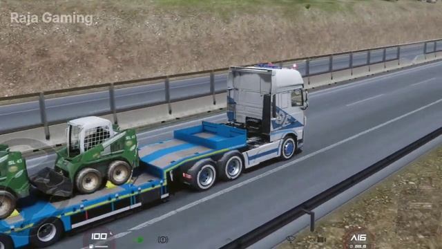 Truckers Of Europe 3 Costmize White Skin Truck || Full Job Delivery || Gameplay