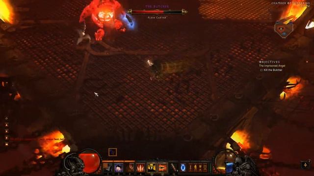 Diablo III Boss Fight: Act I Final Boss - The Butcher / Butcher Run Guide смотреть онлайн