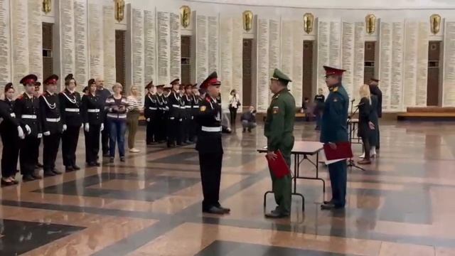 125 ВЫПУСК - ПРИСЯГА КАДЕТА И ВРУЧЕНИЕ МНЕ МЛ.СЕРЖАНТА 26.10.2022 года. ГОРОД МОСКВА МУЗЕЙ ПОБЕДЫ. смотреть онлайн