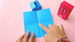 DIY Origami Paper Closet / Paper Closet or Wardrobe / Origami House Furniture