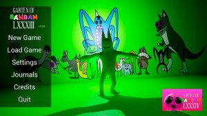 Garten Of BanBan 83 - Main Menu (Fanmade)