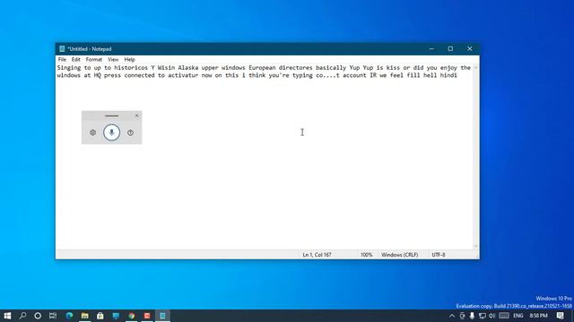 How to Voice typing in notepad ? | Windows 10 new features voice typing 2021 смотреть онлайн