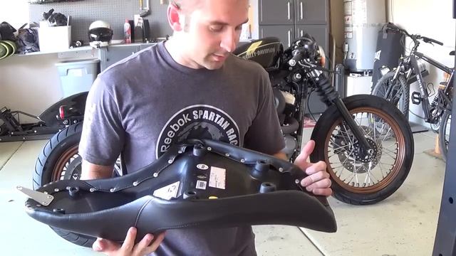 Harley Davidson Sportster Mustang Fastback Passenger Seat Review