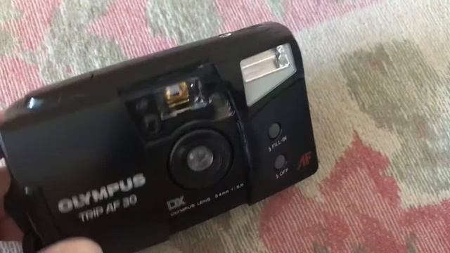 Olympus Trip AF 30 vintage 35mm film camera design compact смотреть онлайн