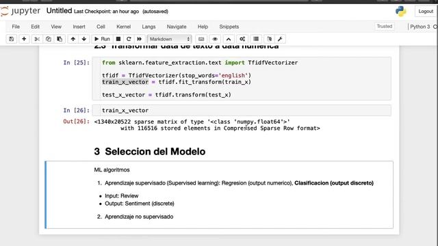 Curso Completo de Machine Learning con Scikit-Learn en Python (Clasificacion de Textos) смотреть онлайн