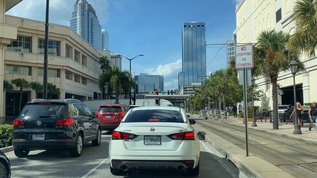 TAMPA Bay Florida - Driving Tour - Downtown Tampa And Tampa Bay