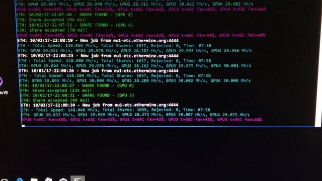 Asus RX570 ROG Strix 4GB Mining 30MH/s Low Power Consumption! смотреть онлайн